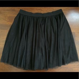 Lauren Conrad Black Tulle Skirt